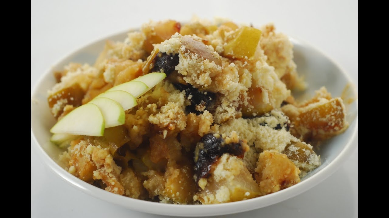 Prune And Pear Crumble