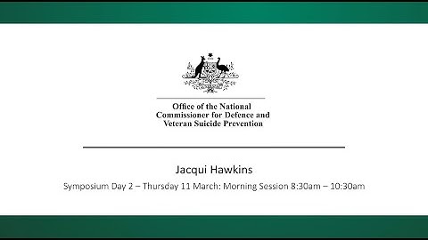 Symposium - Video 8: Coroner Jacqui Hawkins, Case study: Jesse Bird inquest