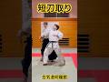 合気道短刀取り　#aikido #護身術 #合気道 #shorts
