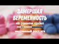 Замершая беременность на раннем сроке/ медленный рост хгч/ моя история