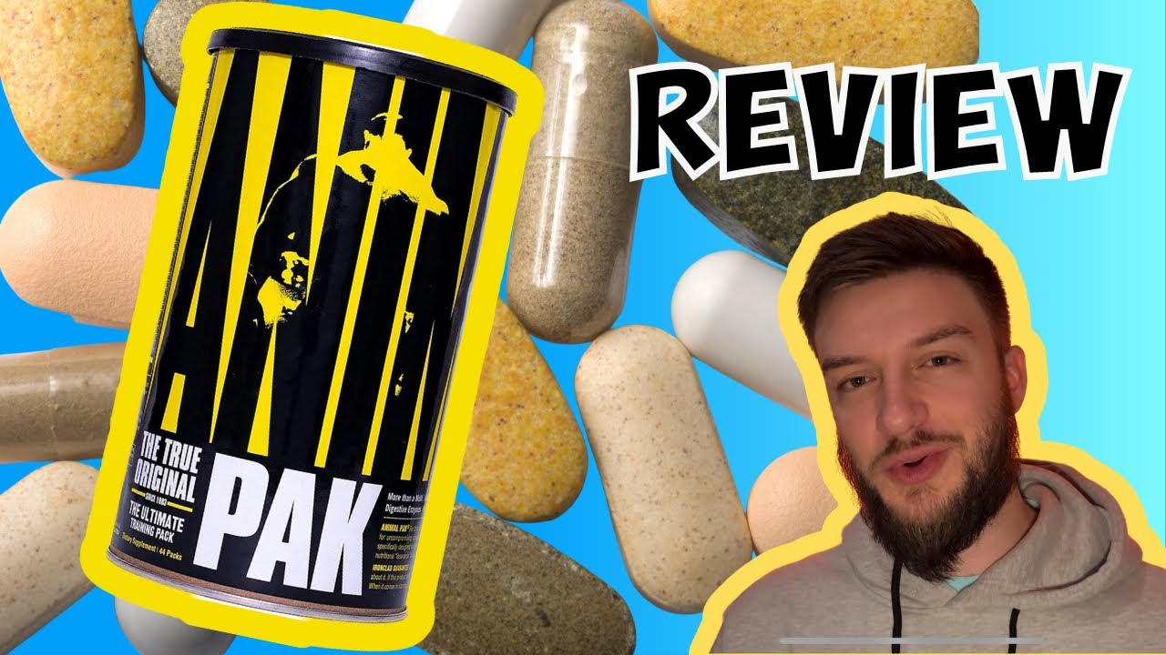 Animal Pak Multivitamin Supplement review YouTube