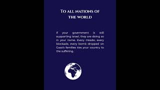 The World Cannot Stay Silent. Stand With Gaza, Not With War Crimes. Demand Accountability Now.