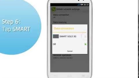 Alcatel Pop C5: Turn off / on data services