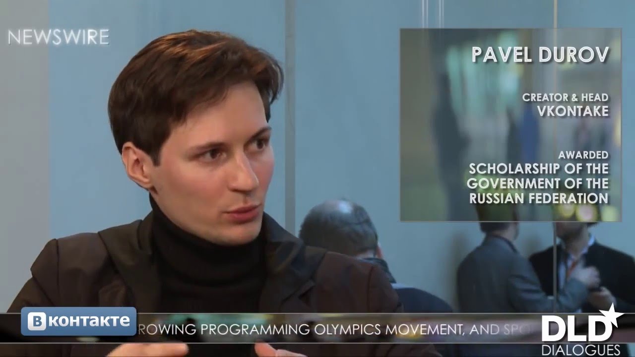 Dialogue - Pavel Durov (CEO at Telegram) & Matthew Bishop | DLD12