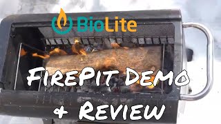 Biolite Firepit Demonstration and Review