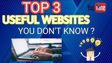 TOP 3 USEFUL WEBSITES|| EVERY SMARTPHONE COMPUTER AND INTERNET USER MUST KNOW||