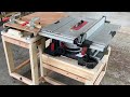 Building a sliding table for the mini table saw so that you can handle larger dimensions