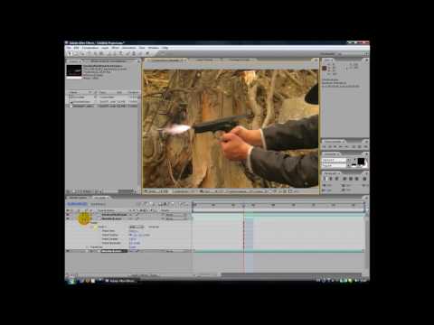 After Effects Tutorial   Realistic blowback and MuzzleFlash