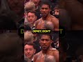 What Joshua & Ngannou said to each other after their fight 🥊 👀
