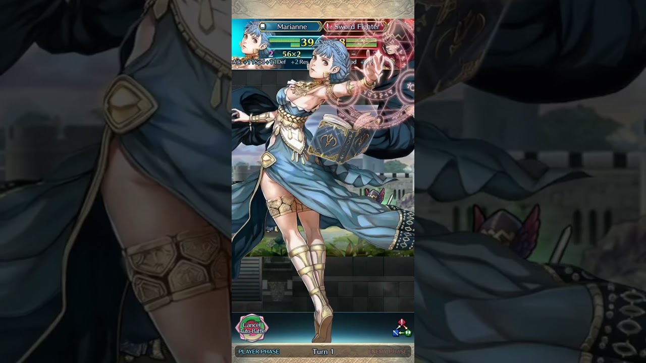 Feh - Ludveck GHB Infernal in 1 turn (autobattle)