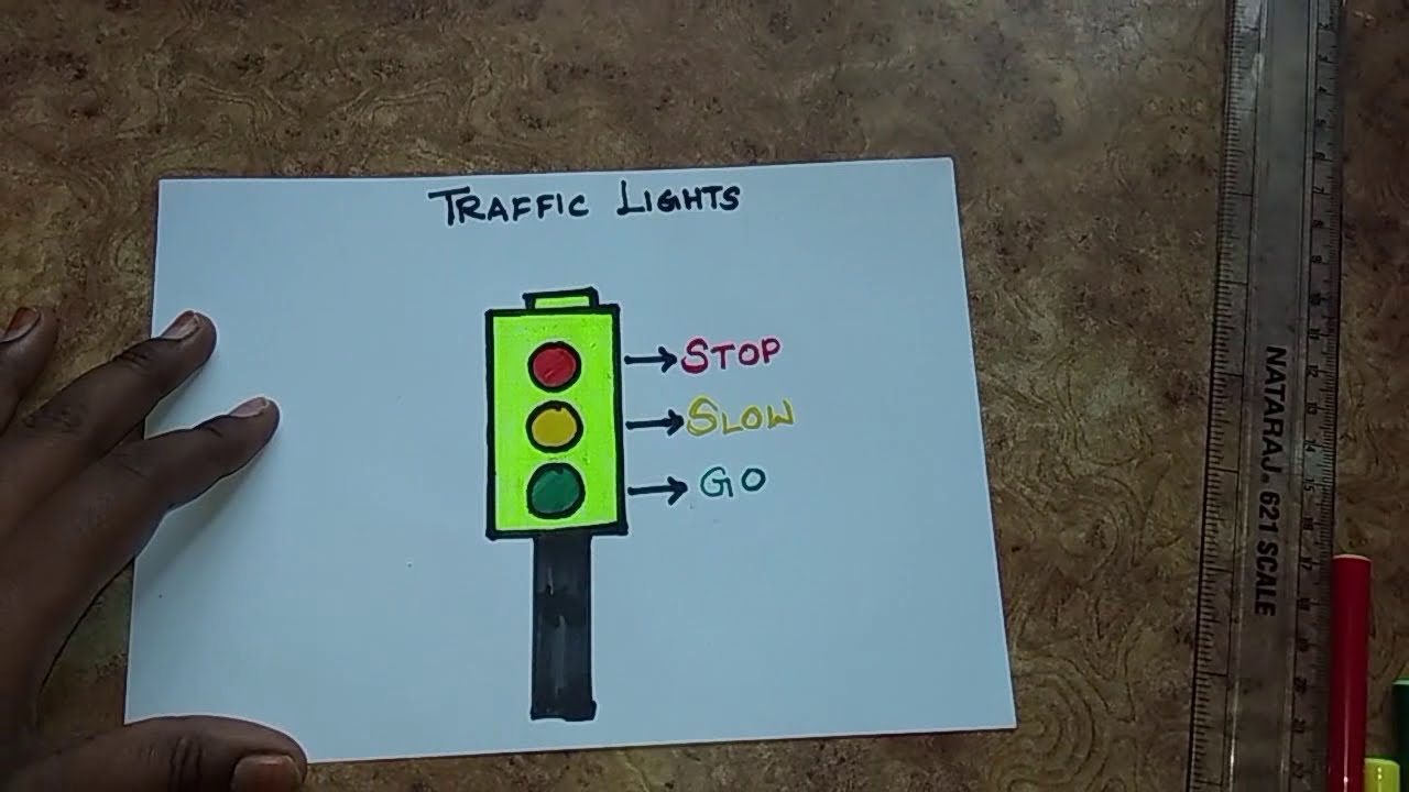 The Ultimate Traffic Light Coloring Page For Toddlers  Its Ingenious