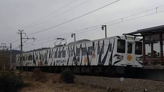 【上信電鉄】佐野のわたし駅発車シーン～ 幕式時代のホワイトタイガー電車《700形703F》