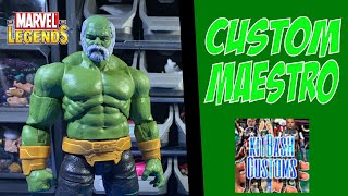 In this one i showcase my latest custom marvel legends figure the
maestro hulk kitbashed, ive wanted a for some time now and finally
just put one...