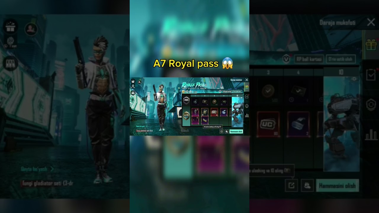 A7 Royal pass😱😱                          