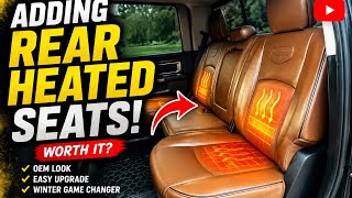 4th gen ram rear heated seat install DETAILED 
