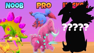 Dinobash - مبتدئ ضد محترف ضد هاكر - وصول فلافى screenshot 2