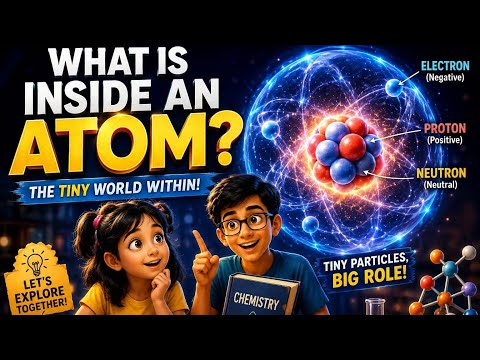 What Is Inside an Atom? 🔬 | Protons, Neutrons & Electrons