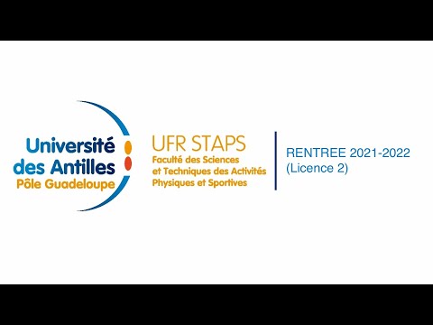 Vidéo d'accueil - Licence 2 STAPS (2021-2022)