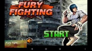 Help girl in the game Karate Fighter Fury Fight screenshot 1