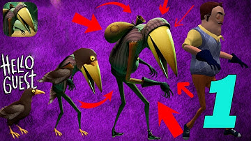 Hello Guest Mobile - Gameplay Walkthrough Part 1 - Challenge In Crow Town (Android,iOS)