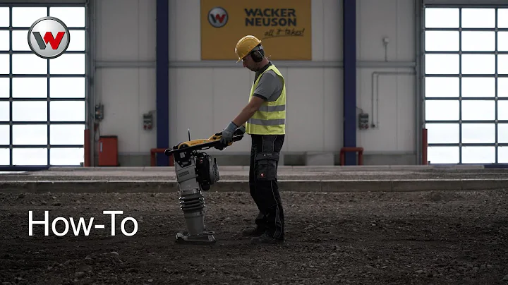 Wacker Neuson How-To: How to operate our vibratory rammers correctly (EN)