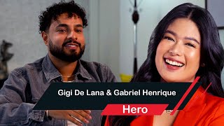 Gigi De Lana & Gabriel Henrique - Hero Cover Reaction Video