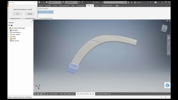 Unfold Surfaces Inside Inventor