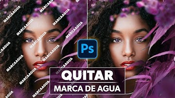 QUITAR MARCA DE AGUA con cualquier versión de Photoshop ¡SIN USAR IA!