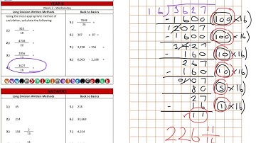 YEAR 6 Mini-maths Video Tutorial - Week 3 - Wednesday