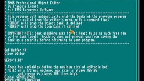 Klasik anlamda kodlama 5 yılda biter mi? Amaç ile aracı karıştırma, Amiga AMOS vs 68000 Asm