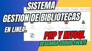 📚✨ Sistema de Gestión de Bibliotecas en Línea con PHP y MySQL 🚀 | ¡Crea el Tuyo Paso a Paso! ✅💻