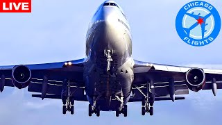 Download Lagu 🔴LIVE CLOSEUP ARRIVALS at CHICAGO O'HARE INTERNATIONAL AIRPORT | ORD AVGEEK PLANE SPOTTING MP3