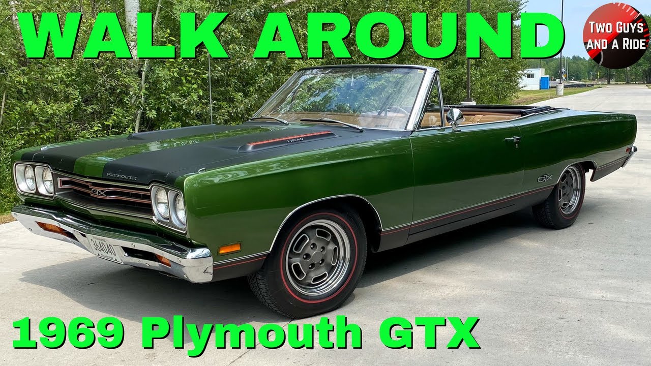 1969 Plymouth GTX HEMI Walk Around - YouTube