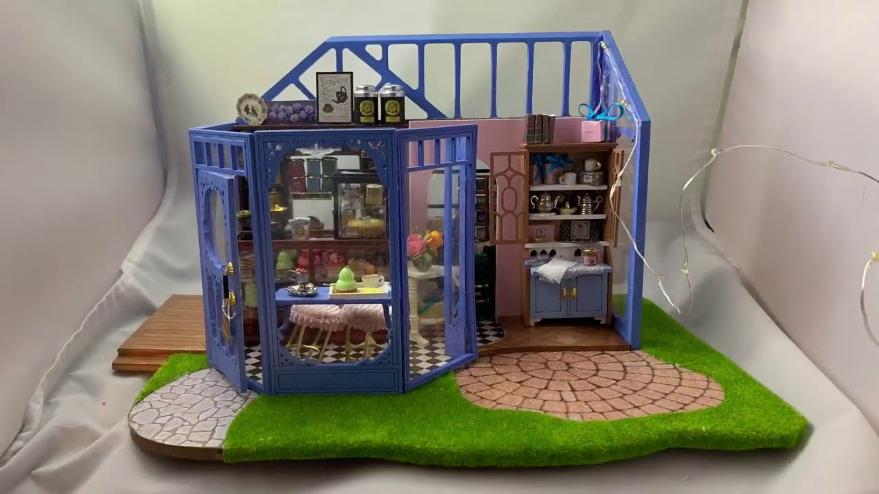 Rose Garden Tea House Dollhouse Kit YouTube