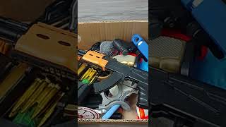 Open Box Special Forces M416 Assault Rifle,Glock,Desert Eagle Pistol#airsoft#airsoftguns #shooting