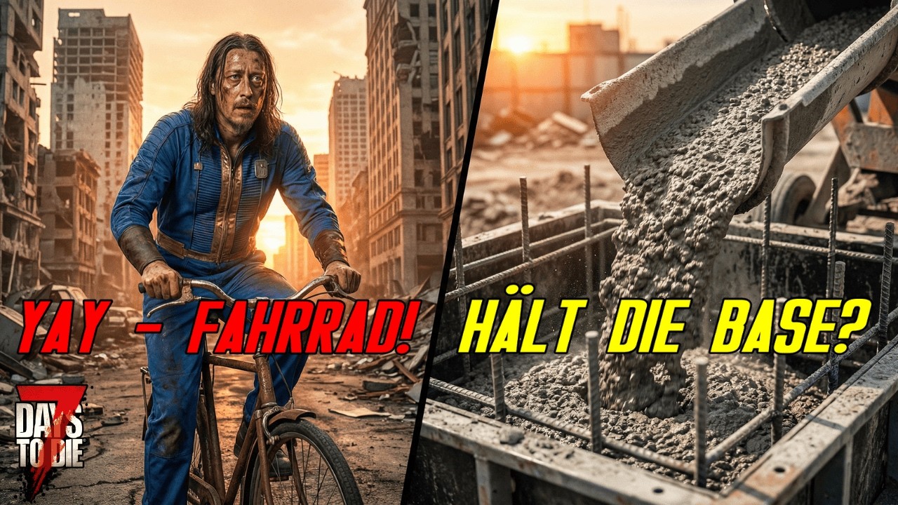 OHNE FAHRZEUG IN DER STADT! Verzweifelte Suche nach Motorrädern | 7D2D Wasteland #18