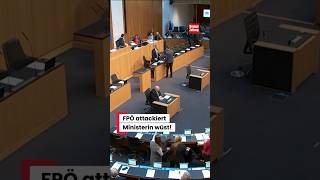 FPÖ attackiert Ministerin im Nationalrat wüst! #fpoe #österreich #kronenzeitung #news