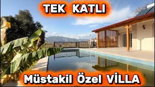 Muğla Ortaca Sarıgerme’ye Yakın 🔥Özel Havuzlu Tek Katlı Müstakil Satılık Villa 