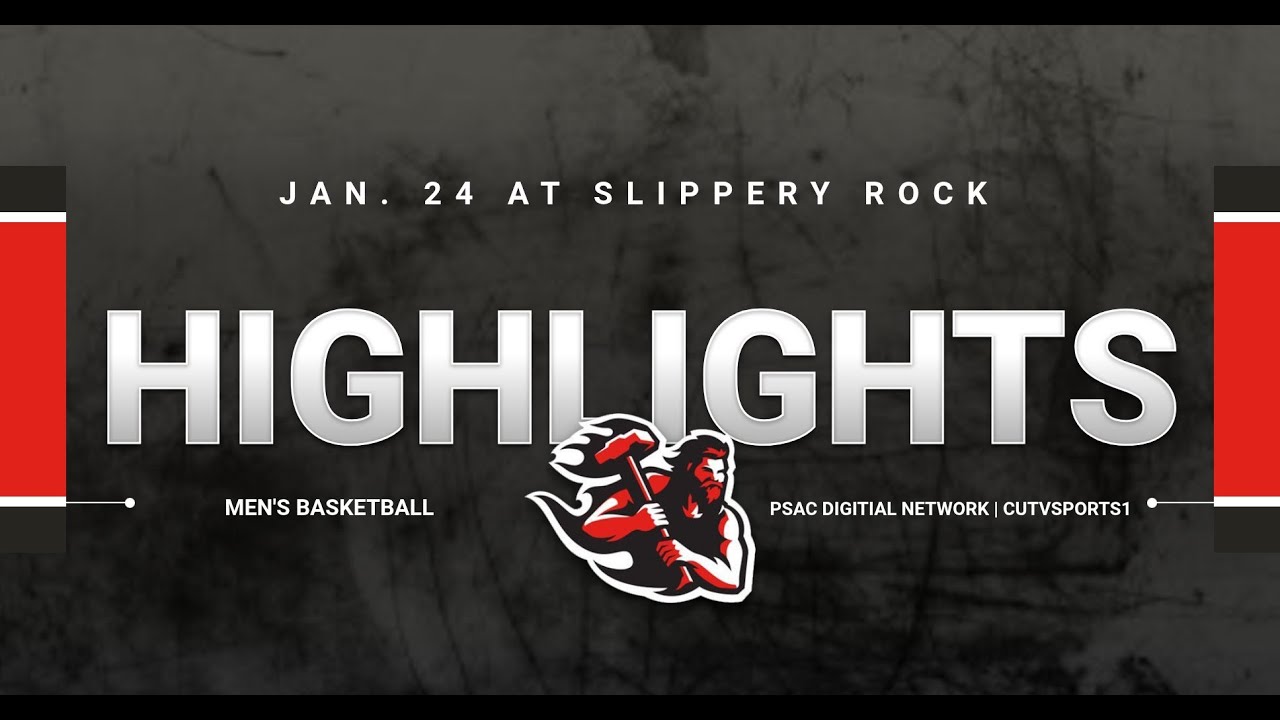 HIGHLIGHTS CALIFORNIA (PA) AT SLIPPERY ROCK (MEN'S BASKETBALL)