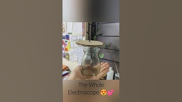 DIY Electroscope 😱 l Science Project For Students l #schoolproject #diy #misthy