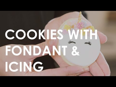 How to Decorate Cookies using Fondant and Royal Icing | Cake Decorating for Beginners