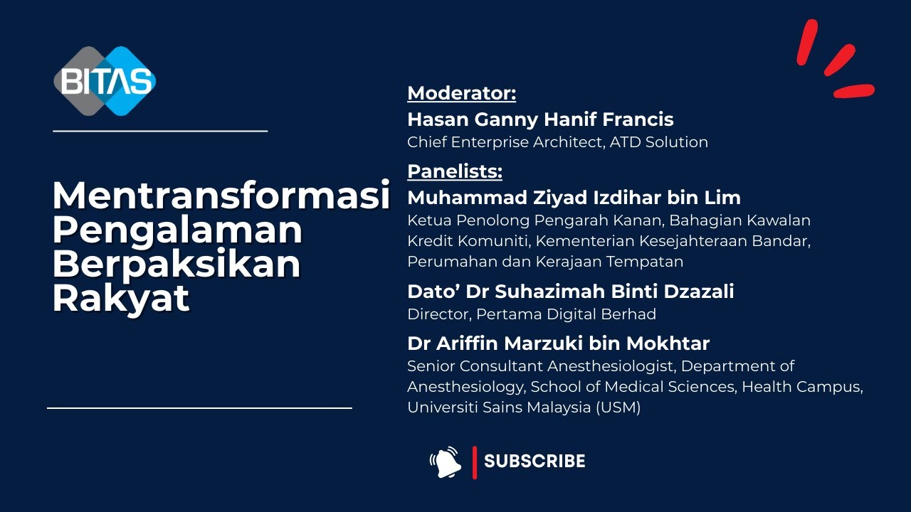 [BITAS 2021] Mentransformasi Pengalaman Berpaksikan Rakyat - YouTube