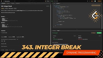 LEETCODE DAILY QUESTION 343 | Integer Break | Is Kabir Coding