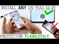 How to install UV Full Glue screen protector. S10/Note10/Plus. Fingerprint Scanner working.