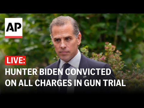 LIVE: Hunter Biden convicted on all charges in gun trial