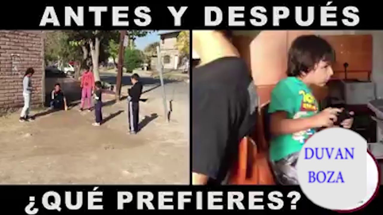 LOS JUEGOS ANTES Y DESPUES - YouTube