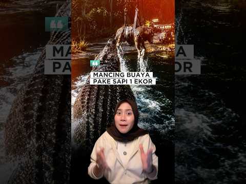 buset buayanya gede banget! #putrierika #horror #lakeplacid