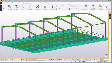 How to Model Cattle Shed Part 2 in Tekla Structures