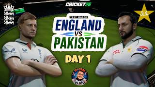๐ด England vs Pakistan 1st Test Match Day - 1 | Cricket 26 Live - Shyam Playz