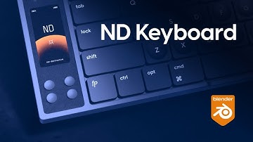 Blender ND Addon modeling techniques — Keyboard